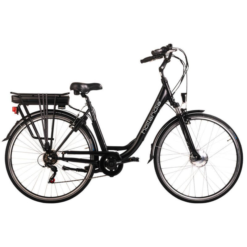 Elektrofahrrad Hollandia Carry On Schwarz