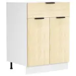 Möbelix Küchenunterschrank Fasola Honigeiche/Weiß B: 60 cm