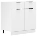 Möbelix Küchenunterschrank Fasola Weiß B: 80 Cm