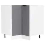 Möbelix Eckunterschrank Fasola Anthrazit/weiß B: 76 Cm