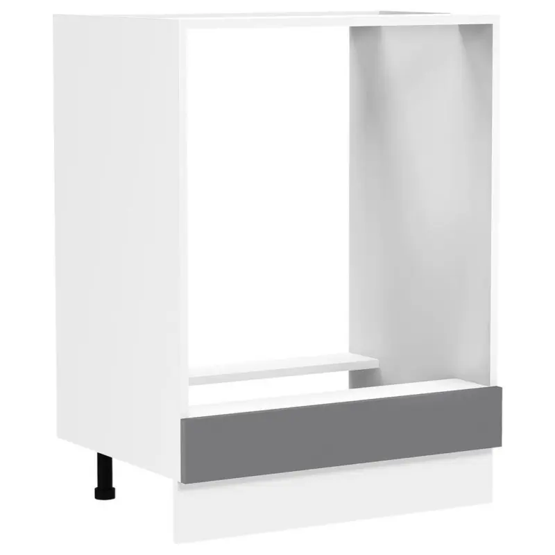 Herdumbauschrank Fasola Weiß/anthrazit B: 60 Cm