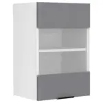 M&ouml;belix K&uuml;chenoberschrank Fasola Wei&szlig;/anthrazit B: 40 Cm