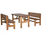 M&ouml;belix Gartenm&ouml;bel Set 3-tlg. Echtholz Kiefer