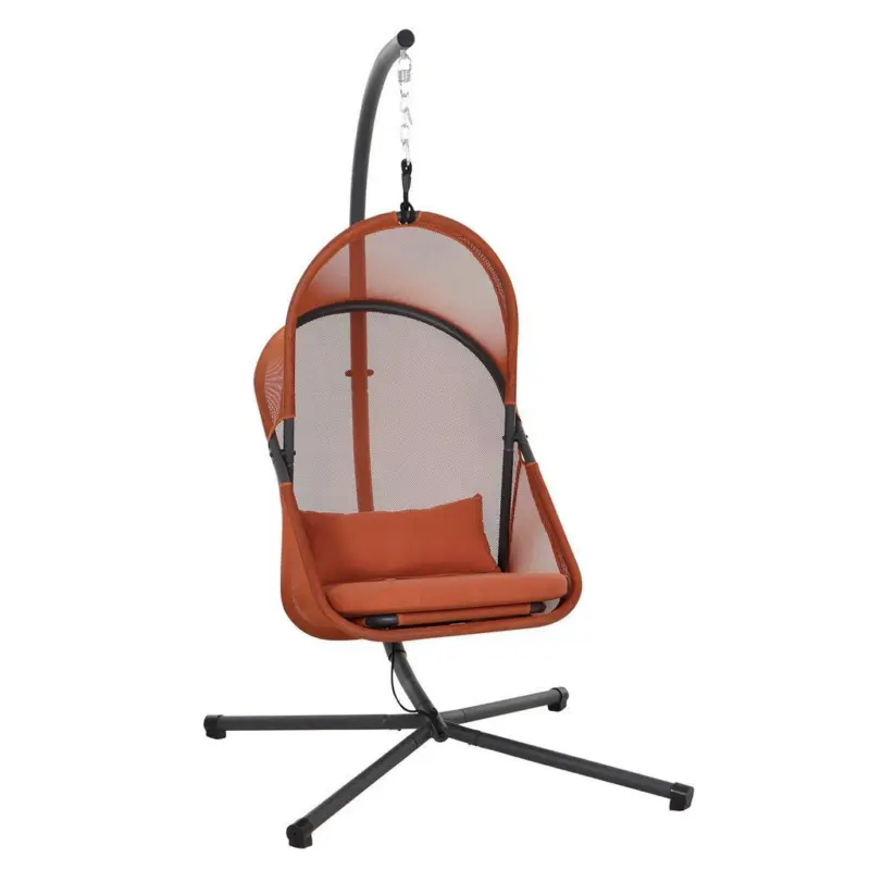 Hängesessel mit Gestell Mit Sitz- und Rückenkissen