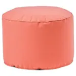 M&ouml;belix Gartenhocker Textil Rot Wetterfest