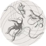 M&ouml;belix Fototapete 125 cm Weltall