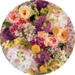 M&ouml;belix Fototapete 125 cm Blume