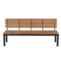 Gartenbank Holz N86394 3-Sitzer