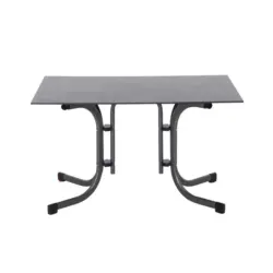 Gartentisch Klappbar Metall/Holzwerkstoff L 120 cm