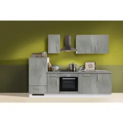 Einbauküche Küchenblock Möbelix White-Premium