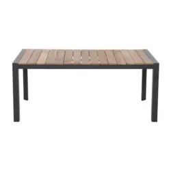 Gartentisch Teakholz /metall L 160 Cm