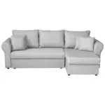 Möbelix Ecksofa Sara Hellgrau 243x143 Cm