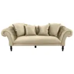 M&ouml;belix 3-Sitzer-Sofa Cupido Beige Samt