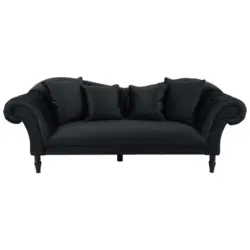 3-Sitzer-Sofa Cupido Anthrazit Samt