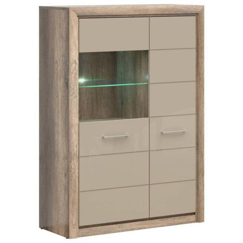 Kommode Koen 2 Glass-Door Cabinet