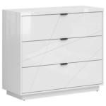 Möbelix Kommode 106 Cm Forn Chest Of Drawers, Weiß Hochglanz