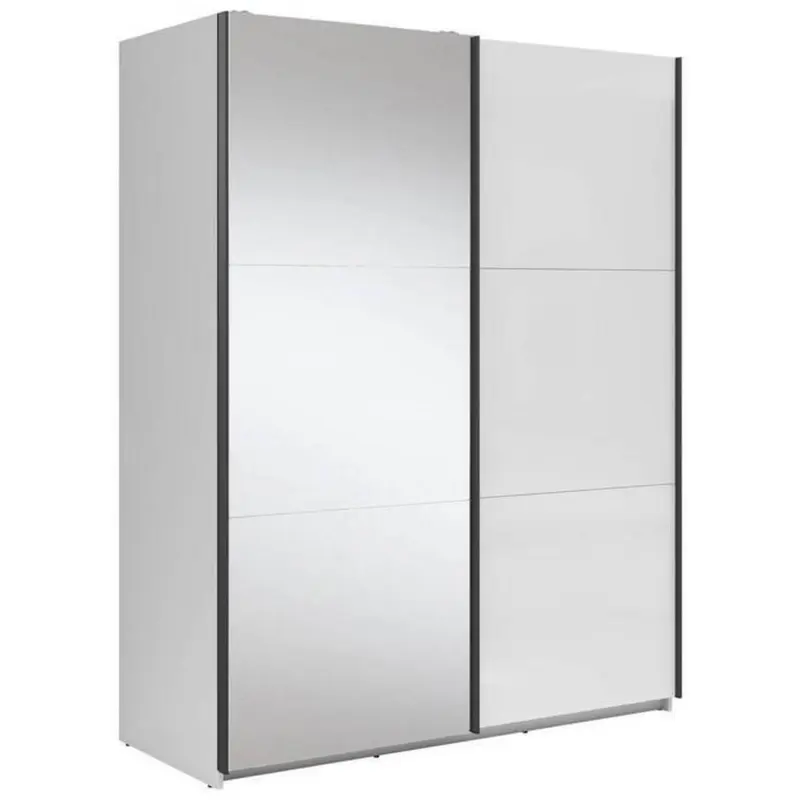 Schwebet&uuml;renschrank 153,5cm Tetrix Wei&szlig; Hochglanz