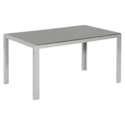 Gartentisch Aluminium/glas L 150 Cm