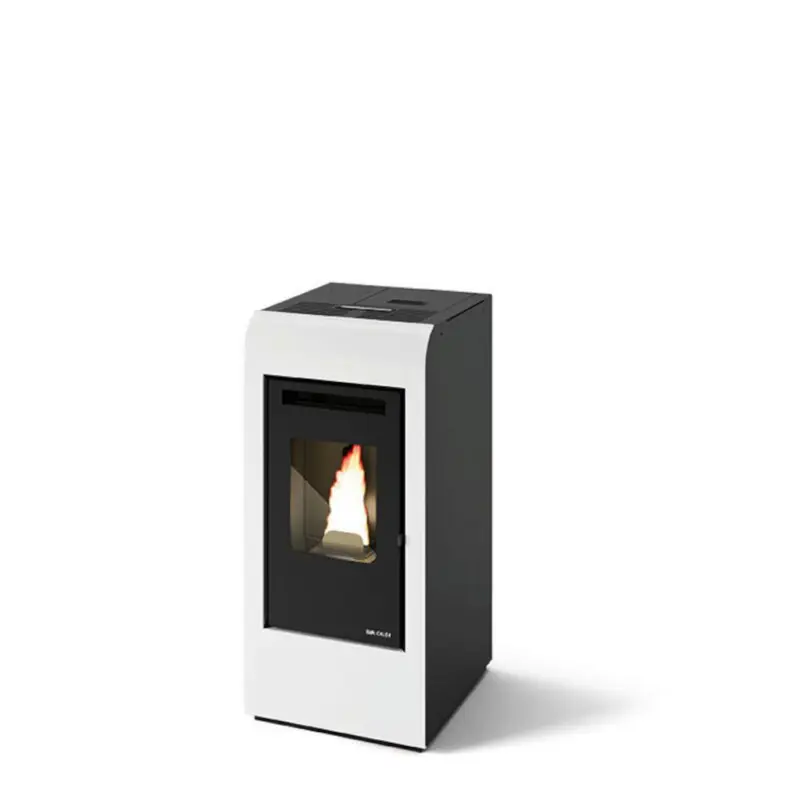 Kaminofen Pelletofen Rita Plus Wei&szlig;