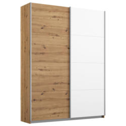 Schwebetürenschrank 136cm Subito Eiche Artisan Dekor