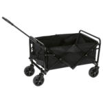 Möbelix Bollerwagen Praktik Schwarz Max. 80 Kg mit Staufächern