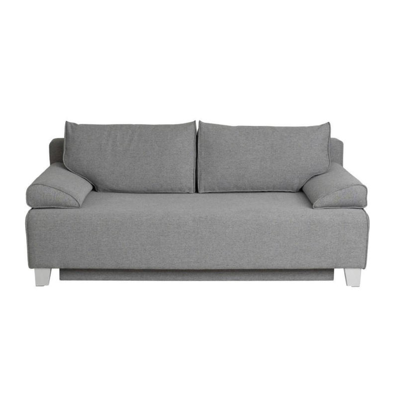 Schlafsofa Lena Grau B: 190 cm