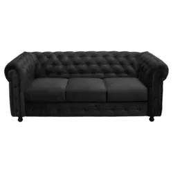 Chesterfield-sofa Cardiff Anthrazit B: 205 Cm