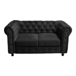Chesterfield-sofa Cardiff Anthrazit B: 168 Cm