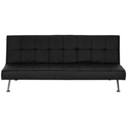 Schlafsofa Silva Schwarz B: 179 cm