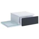 M&ouml;belix Nachk&auml;stchen Anthrazit, Wei&szlig; H: 15 Cm Konsila