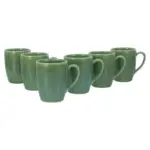 Möbelix Kaffeebecherset 33087 Sea Breeze Grün