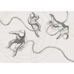 Möbelix Fototapete 400/280 cm Weltall