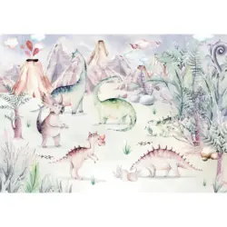 Fototapete 400/280 cm Dinosaurier