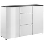 Möbelix Kommode 133 Cm Brest, Weiß