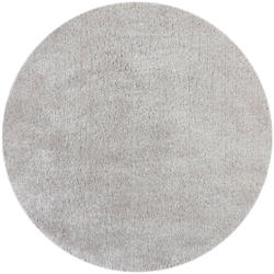 Shaggy Feather Soft Rund Grau 133x133