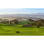 Möbelix Fototapete 450/280 cm Häuschen