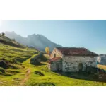 Möbelix Fototapete 450/280 cm Häuschen