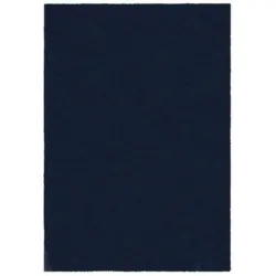 Shaggy Waschbar Dunkelblau 160x230