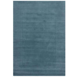 Webteppich Textured Wool B Blue 160x230