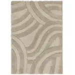 Möbelix Shaggy Velvet Carved Natural 80x150