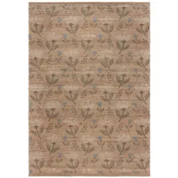 Juteteppich Arriana Jute Floral N 120x170