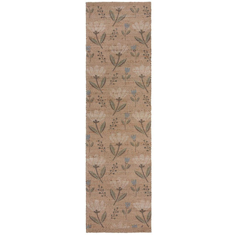 Juteteppich Arriana Jute Floral N 60x230