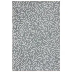 Flachwebteppich Wallace Leaves Green 80x150