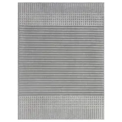 Webteppich Elton Stripe Wash Grey 80x160