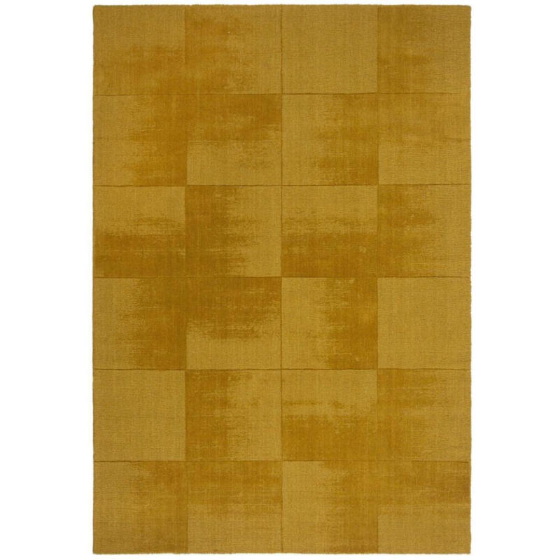 Wollteppich Demi Check Ombre Yello 200x290