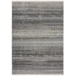Möbelix Flachwebteppich Camino Black/white 80x140