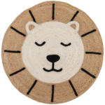 Möbelix Kinderteppich Jute Leo Lion Natural 100x100