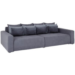 Big Sofa mit Schlaffunktion Hanna B: 280cm Grau