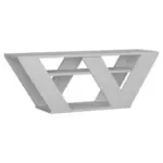 M&ouml;belix Lowboard Pipralla Fernsehtisch