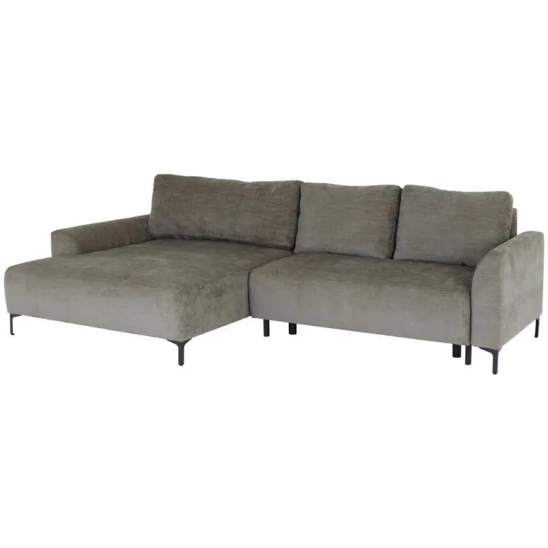 Ecksofa Mit Schlaffunktion Integra Gr&uuml;n Chenille